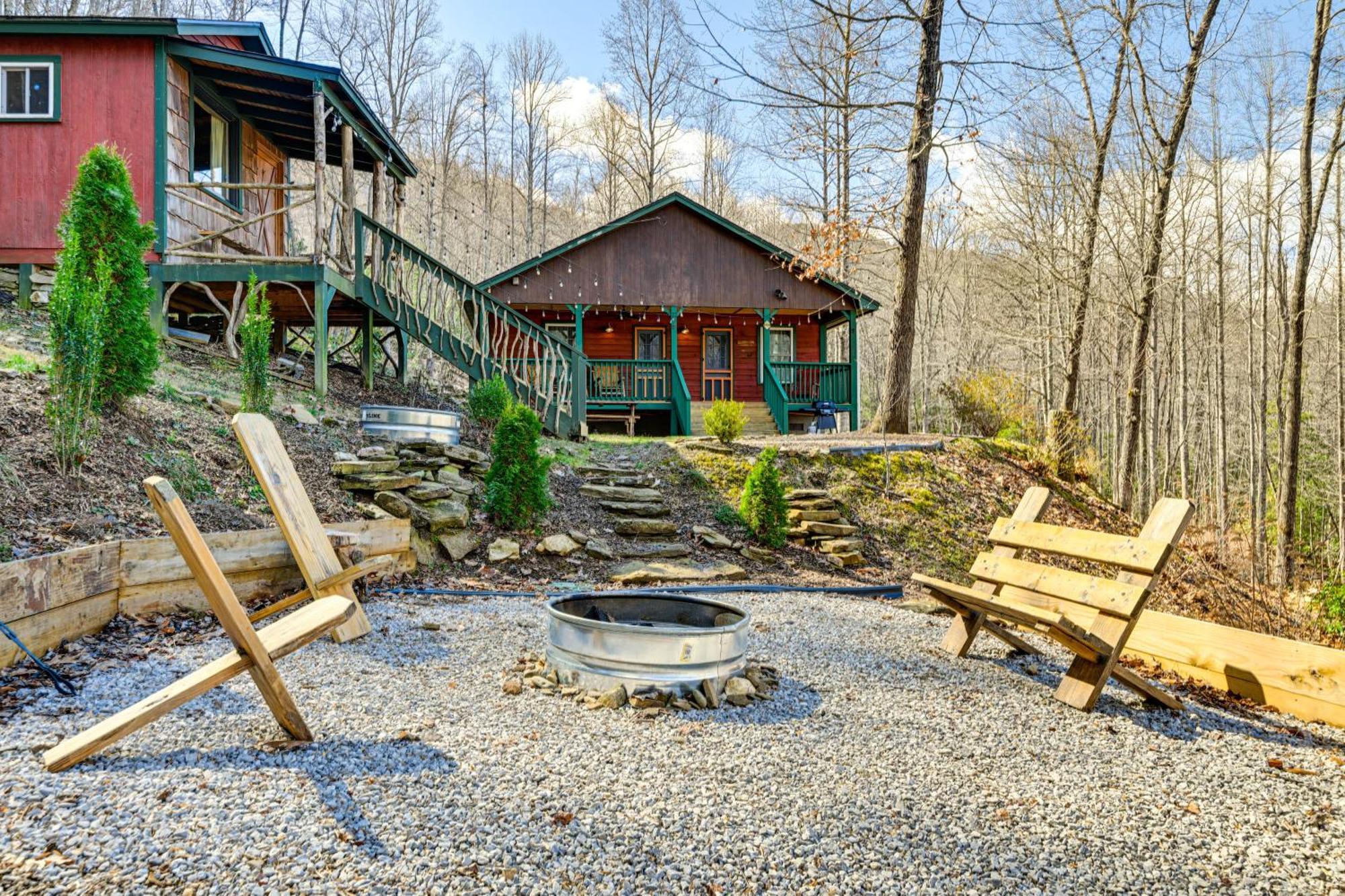 Smoky Mountain Cabin With Camping Area And Fire Pit! Whittier Luaran gambar