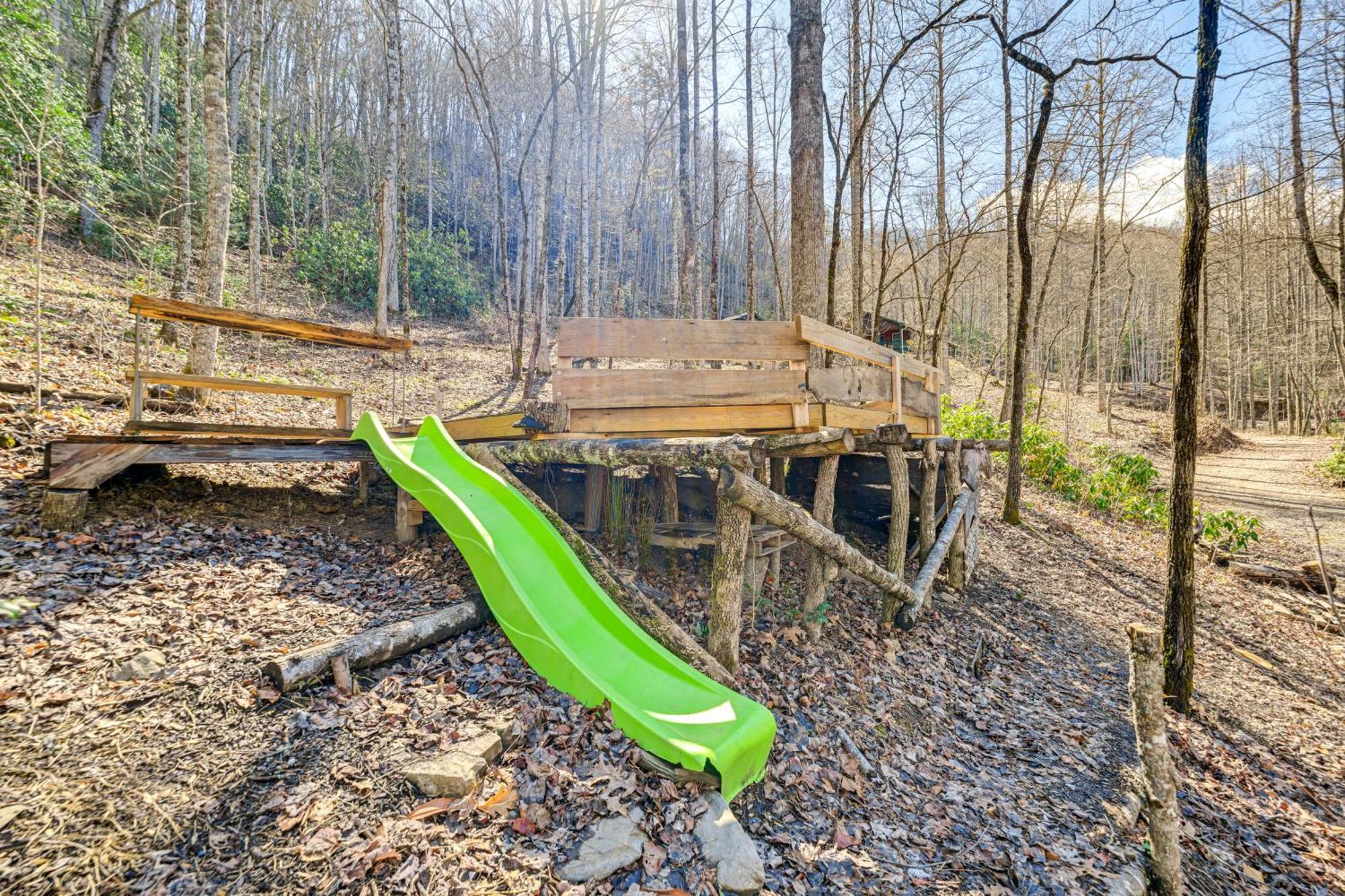 Smoky Mountain Cabin With Camping Area And Fire Pit! Whittier Luaran gambar